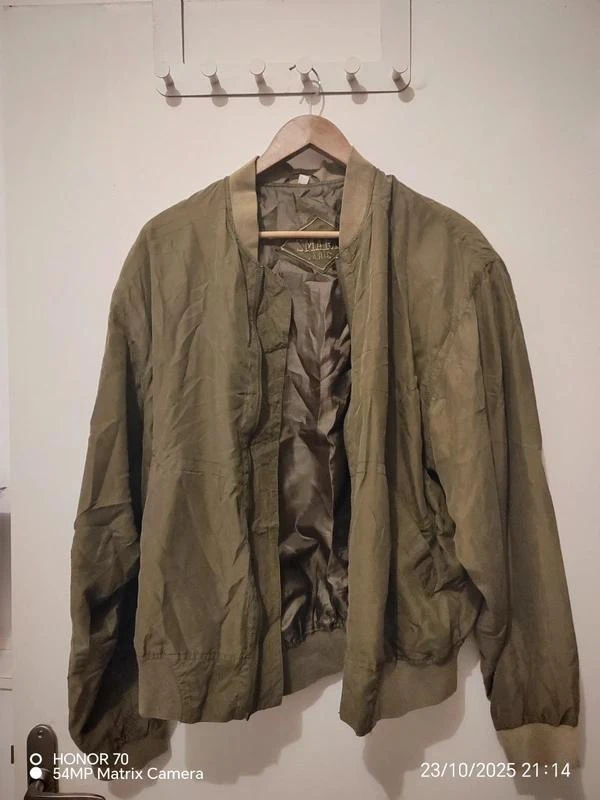 Bombers soltos em seda vintage – photo 7